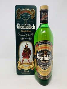 Glenfiddich Pure Malt Clan Maclean Tin 1980 S
