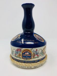 LOT 3073 - TRAFALGER BICENTENARY DECANTER OF PUSSERS NAVY RUM 1805 - 2005 (RESERVE PRICE £50.00) LOT 3073 - TRAFALGER BICENTENARY DECANTER OF PUSSERS NAVY RUM 1805 - 2005 (RESERVE PRICE £50.00)
