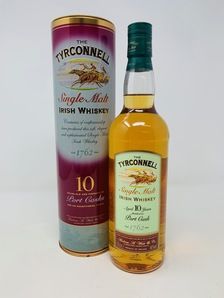 TYRCONNELL 10 YEAR OLD SINGLE MALT IRISH WHISKEY PORT CASKS
