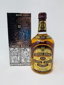 CHIVAS REGAL 12 YEAR OLD 76CL 1980'S 86% PROOF CHIVAS REGAL 12 YEAR OLD 76CL 1980'S 86% PROOF