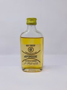 AVONSIDE 100% PROOF SCOTCH WHISKY MINIATURE AVONSIDE 100% PROOF SCOTCH WHISKY MINIATURE