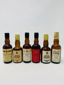 6 X MIXED SHERRY MINIATURES
