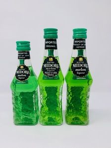 SUNTORY MIDORI MELON LIQUEUR MINIATURES SUNTORY MIDORI MELON LIQUEUR MINIATURES