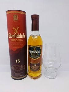 Glenfiddich 15 20cl And Glass