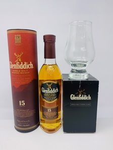 Glenfiddich 15 20cl And Glass