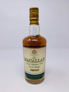 THE MACALLAN DECADES FORTIES Note Broken Cork