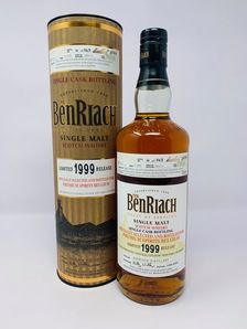 BENRIACH 1999 SINGLE CASK 14 YEAR OLD LIMITED RELEASE BENRIACH 1999 SINGLE CASK 14 YEAR OLD LIMITED RELEASE