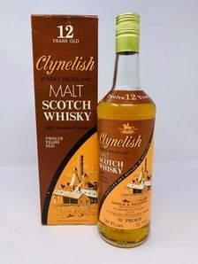 CLYNELISH 12 YEAR OLD AINSLIE AND HEILBRON 1970'S