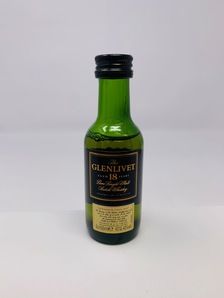 THE GLENLIVET 18 YEAR OLD MINIATURE THE GLENLIVET 18 YEAR OLD MINIATURE
