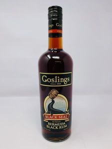 GOSLINGS BLACK SEAL 80 PROOF BERMUDA BLACK RUM GOSLINGS BLACK SEAL 80 PROOF BERMUDA BLACK RUM