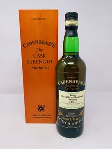 MACALLAN GLENLIVET 19 YEAR OLD CASK STRENGTH CADENHEAD'S MACALLAN GLENLIVET 19 YEAR OLD CASK STRENGTH CADENHEAD'S