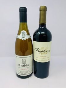 1 X CHABLIS 1 X MERLOT WINE