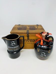 Springbank 10 Decanter With Wooden Box And Jug