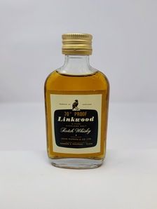 LINKWOOD WHISKY MINIATURE 70% PROOF LINKWOOD WHISKY MINIATURE 70% PROOF