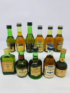 11 X COGNAC MINIATURES