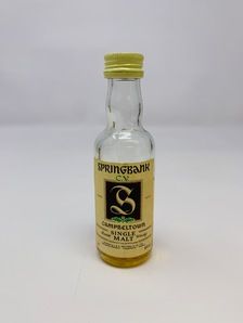 SPRINGBANK C.V SINGLE MALT MINIATURE SPRINGBANK C.V SINGLE MALT MINIATURE