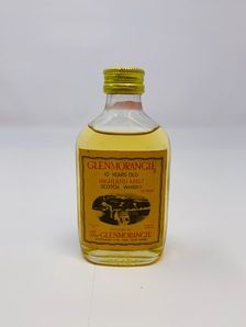 GLENMORANGIE 10 YEAR OLD 70% PROOF MINIATURE GLENMORANGIE 10 YEAR OLD 70% PROOF MINIATURE