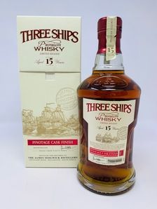THREE SHIPS 15 YEAR OLD LIMITED RELEASE PINOTAGE CASK FINISH THREE SHIPS 15 YEAR OLD LIMITED RELEASE PINOTAGE CASK FINISH