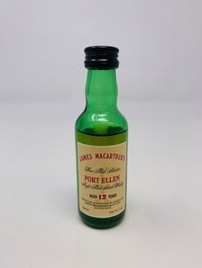 PORT ELLEN 12 YEAR OLD - JAMES MACARTHURS MINIATURE PORT ELLEN 12 YEAR OLD - JAMES MACARTHURS MINIATURE