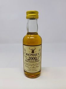 MACPHAIL'S 2000 MALT SCOTCH WHISKY MINIATURE