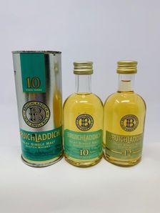 BRUICHLADDICH 10 & 12 YEAR OLD MINIATUREs BRUICHLADDICH 10 & 12 YEAR OLD MINIATUREs