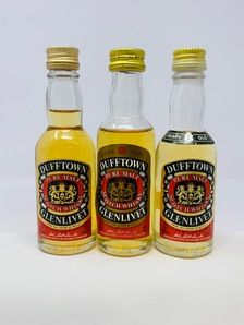 DUFFTOWN GLENLIVET 8 YEAR OLD MINIATURES