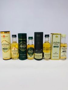 4 X 12 YEAR OLD WHISKY MINIATURES 4 X 12 YEAR OLD WHISKY MINIATURES