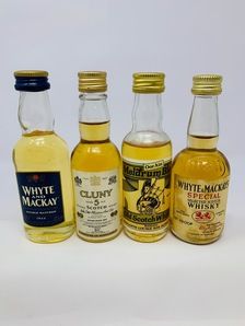 4 X WHISKY MINIATURES 4 X WHISKY MINIATURES
