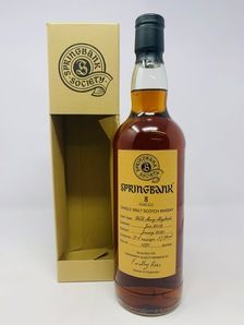Springbank Society 8 Fresh Sherry Hogshead 2021 Release