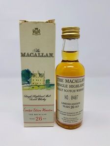 MACALLAN 26 YEAR OLD LIMITED EDITION MINIATURE MACALLAN 26 YEAR OLD LIMITED EDITION MINIATURE