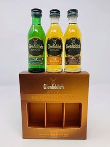 GLENFIDDICH FAMILY COLLECTION MINIATURE SET GLENFIDDICH FAMILY COLLECTION MINIATURE SET