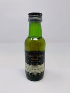 TALISKER 1986 DISTILLERS EDITION FIRST RELEASE MINIATURE TALISKER 1986 DISTILLERS EDITION FIRST RELEASE MINIATURE
