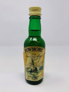 BOWMORE SHERRIFF'S 1970'S MINIATURE 1 2/3 FL.OZS BOWMORE SHERRIFF'S 1970'S MINIATURE 1 2/3 FL.OZS