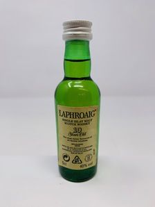 LAPHROAIG 10 YEAR OLD MINIATURE LAPHROAIG 10 YEAR OLD MINIATURE