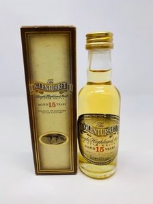GLENTURRET 15 YEAR OLD MINIATURE GLENTURRET 15 YEAR OLD MINIATURE
