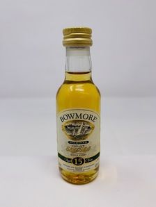 BOWMORE 15 YEAR OLD MARINER MINIATURE BOWMORE 15 YEAR OLD MARINER MINIATURE
