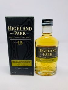 HIGHLAND PARK 15 YEAR OLD MINIATURE HIGHLAND PARK 15 YEAR OLD MINIATURE