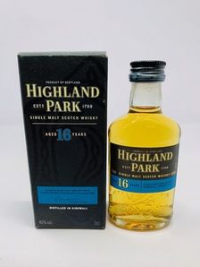 HIGHLAND PARK 16 YEAR OLD MINIATURE HIGHLAND PARK 16 YEAR OLD MINIATURE