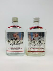 2 x DRY VODKA UNFLAVOURED FROM FINLAND
