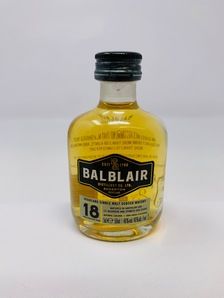 BALBLAIR 18 YEAR OLD MINIATURE BALBLAIR 18 YEAR OLD MINIATURE