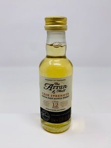ARRAN 12 YEAR OLD CASK STRENGTH MINIATURE ARRAN 12 YEAR OLD CASK STRENGTH MINIATURE
