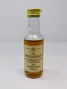 MACALLAN 1963 18 YEAR OLD MINIATURE