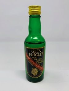 GLEN FLAGLER RARE ALL MALT MINIATURE 1970'S 1 2/3 FLOZS