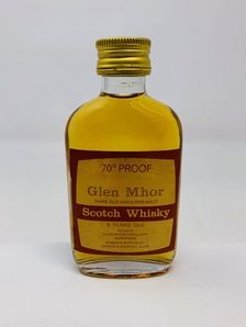 GLEN MHOR 8 YEAR OLD 70% PROOF GORDON & MACPHAIL MINIATURE