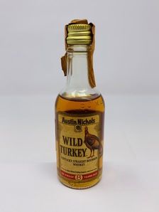 WILD TURKEY 8 YEAR OLD 1976 MINIATURE WILD TURKEY 8 YEAR OLD 1976 MINIATURE