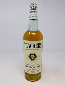 TEACHERS HIGHLAND CREAM SCOTCH WHISKY 1970'S TEACHERS HIGHLAND CREAM SCOTCH WHISKY 1970'S