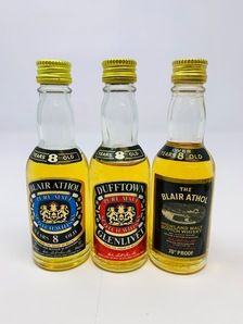 BLAIR ATHOL & DUFFTOWN 8 YEAR OLD MINIATURES