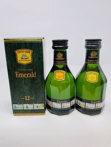 12 YO CUTTY SARK & EMERALD WHISKY MINIATURES