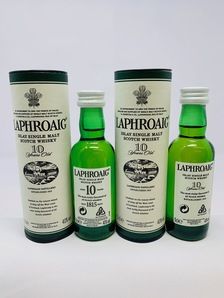 LAPHROAIG 10 YEAR OLD MINIATURES LAPHROAIG 10 YEAR OLD MINIATURES