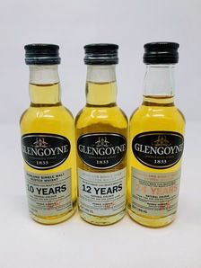 GLENGOYNE 10,12 & 14 YEAR OLD MINIATURES GLENGOYNE 10,12 & 14 YEAR OLD MINIATURES